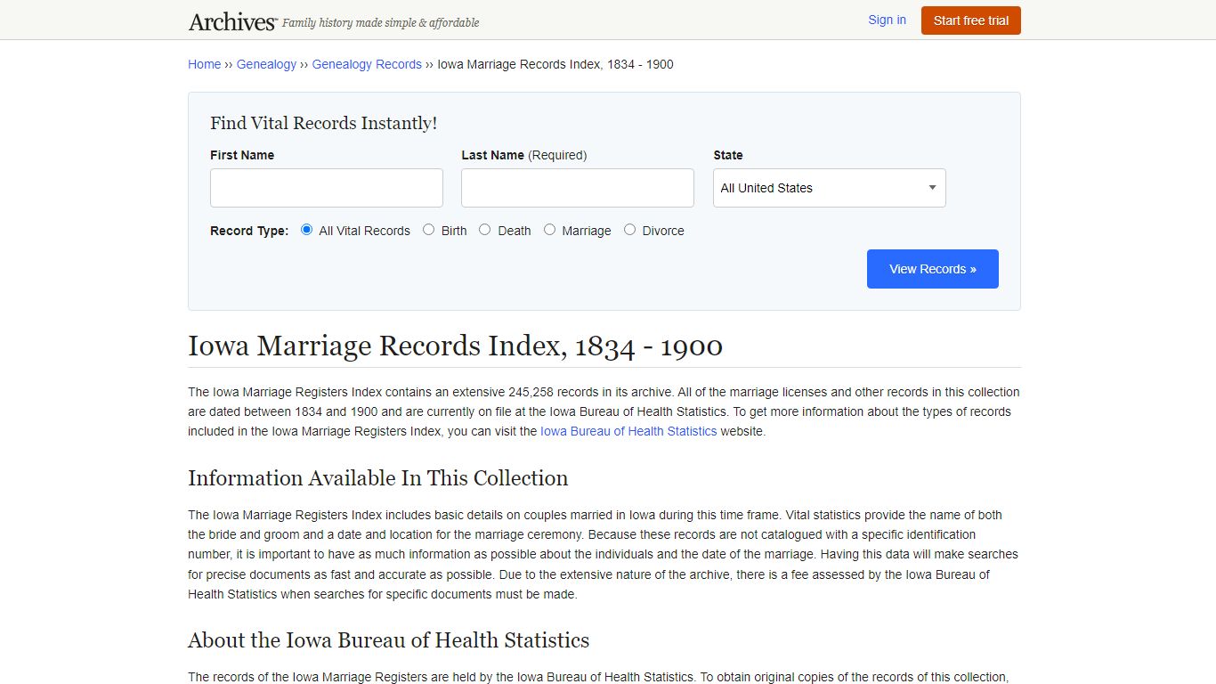 Iowa Marriage Records | Search Collections & Indexes